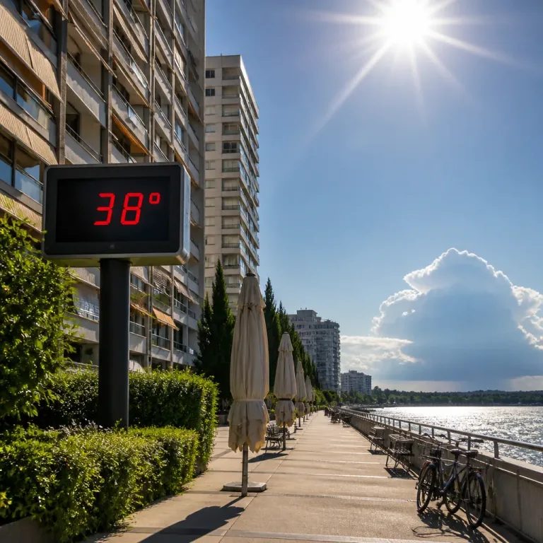 Beginn der Hitzewelle: Bis zu 39 °C erwartet, nächtliche Abkühlung wird rar