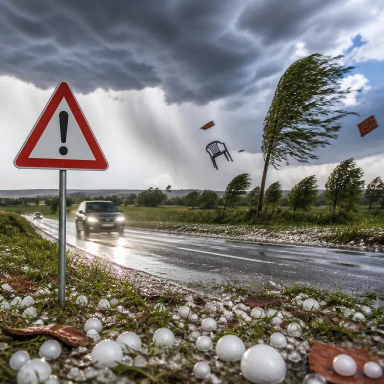 Schwere Gewitter in Sachsen-Anhalt: Starkregen bis 60 l/m² und Böen bis 110 km/h möglich