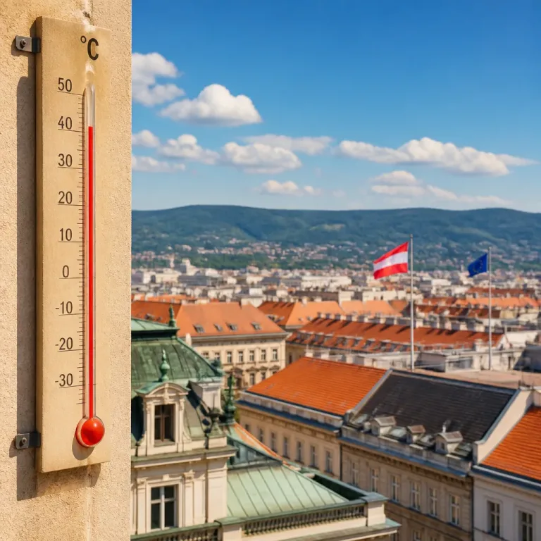 Wien erwartet bis zu 38 °C – Vormittag sonnig, Nachmittag mit harmlosen Quellwolken