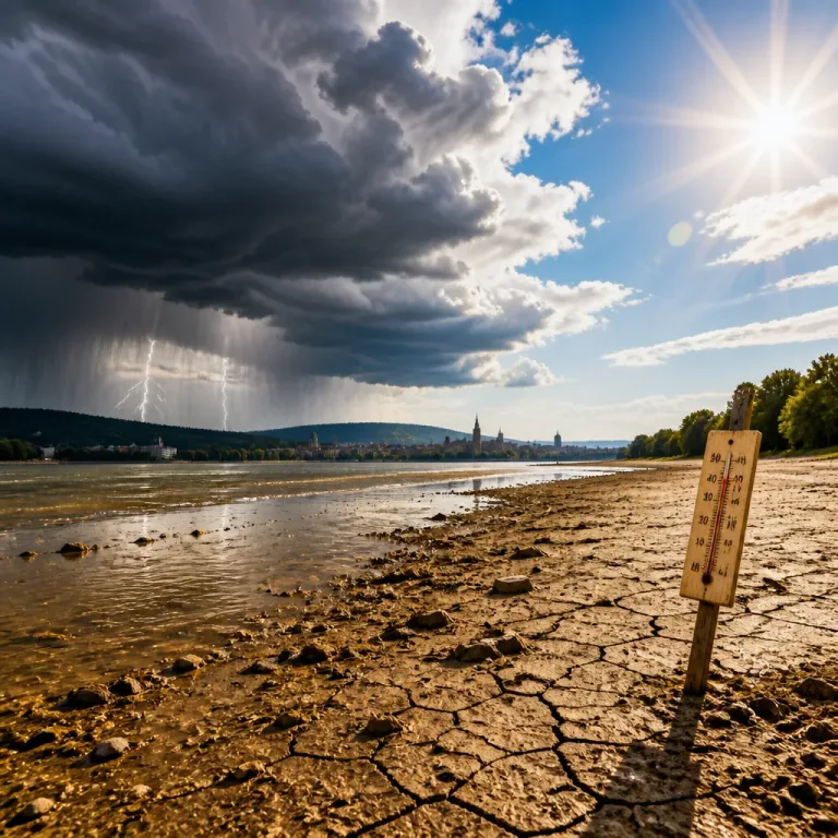 Hitze bis 40 °C – dann schwere Gewitter und Temperaturrückgang binnen eines Tages