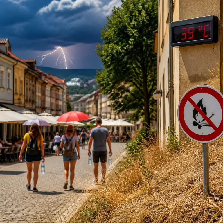Deutschland schwitzt: Hitze bis 39 °C, ab Donnerstag lokale Unwettergefahr