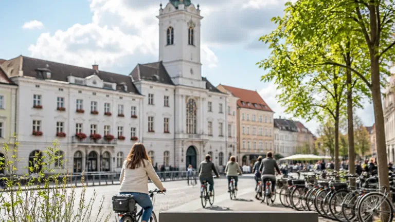 Wiener Neustadt mit vier von fünf Sternen als Radstadt ausgezeichnet