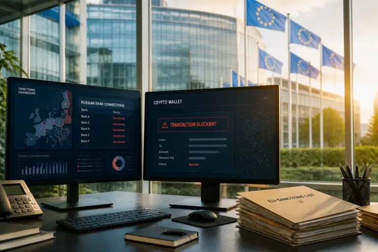 EU zielt mit 21. Sanktionspaket auf Russlands Banken und Krypto – Warnung vor Schockeffekt