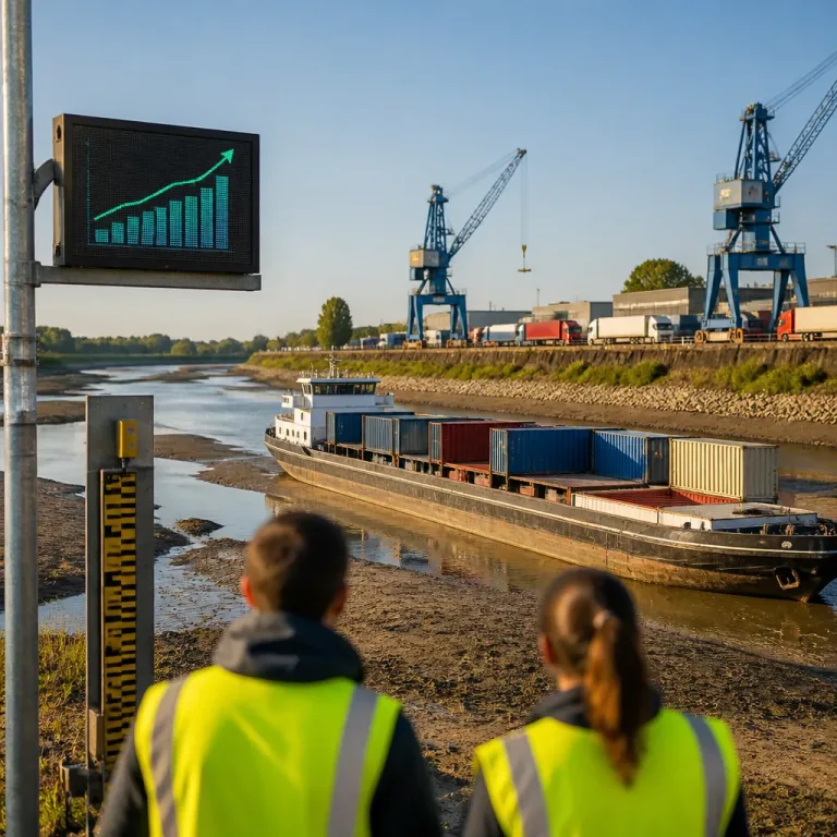Niedrigwasser im Rhein treibt Transportkosten – Inflationsrisiko steigt