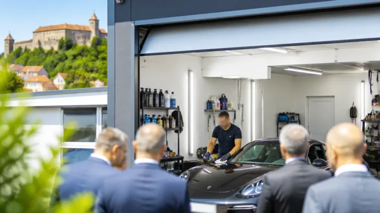 Wirtschaftskammer-Chef besucht MH-Autokosmetik in Güssing: Kleine Firma, große Aufmerksamkeit