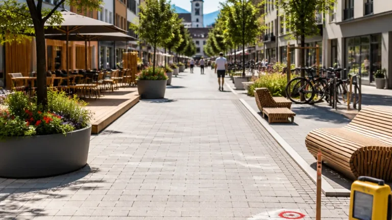 Wörgl plant umfassende Erweiterung der Begegnungszone bis zur Pfarrkirche