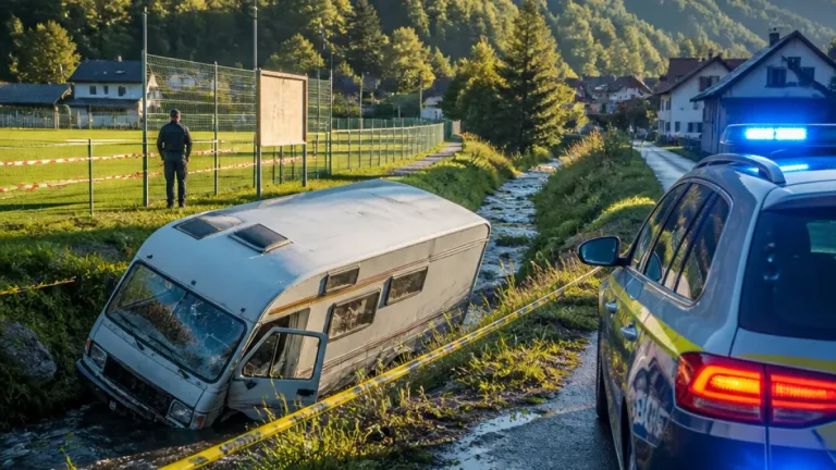 Wohnmobil stürzt in Bach: Polizei-Bilanz und Gegenmaßnahmen nach Vandalenakten