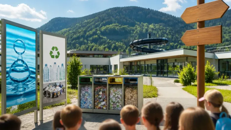 Wolfsberg: Stadtwerke öffnen Türen — 250 junge Besucher lernten Trinkwasser, Abfall und Stadionbad kennen