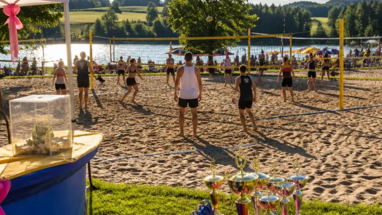 Zehn Jahre Beachvolleyball in Rohrbach: Sportlich Spenden für Krebskranke