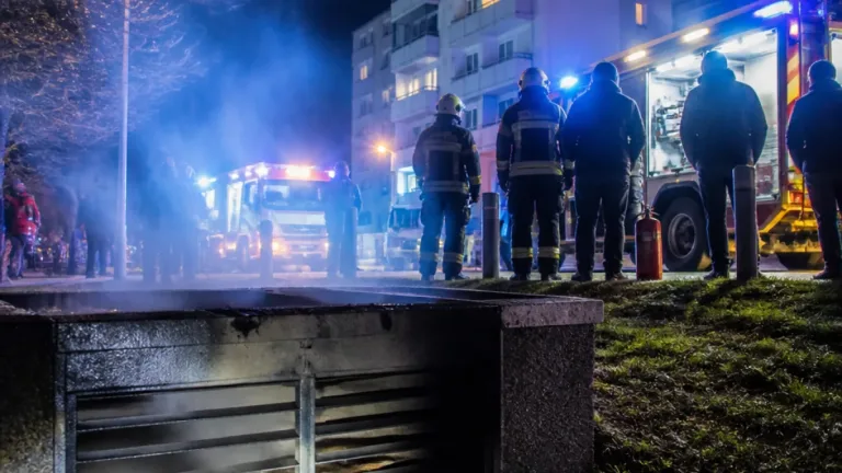 Zeitungen auf Lüftungsschacht gezündet: Feuerwehreinsatz in Wels‑Neustadt