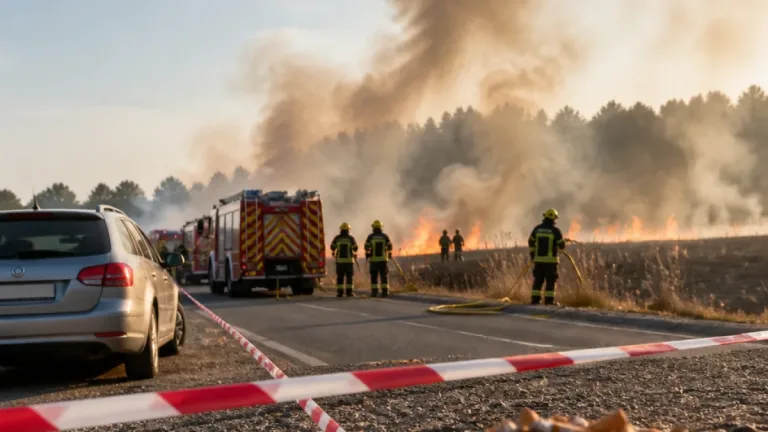 Zigarettenstummel löst Großbrand in Kronast: rund 70 Einsatzkräfte bekämpften Feuer