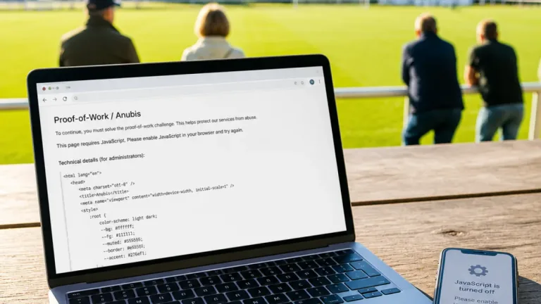 Zugriff auf Spielinformationen: Marchtrenk-Spielseite bei oefb.at durch Schutzmechanismus blockiert