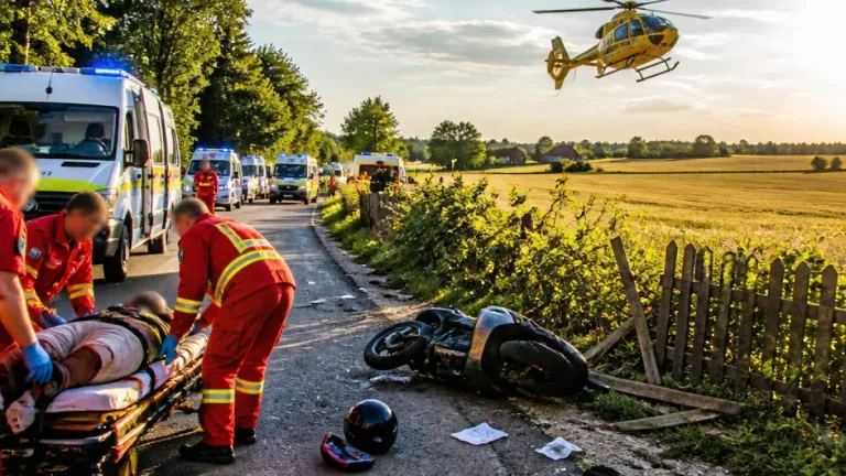 Zwei 16‑Jährige bei Mopedunfall in Schrattenbruck schwer verletzt