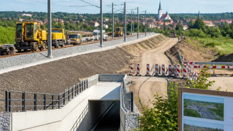 Zweigleisiger Bahnausbau bringt Herzogenburg schnellere Züge und mehr Sicherheit